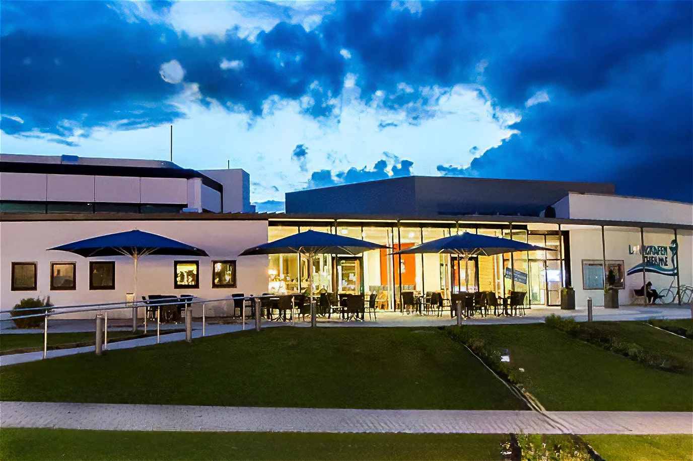 LGTH-Restaurant Tereasse des Restaurants in der Landgrafen Therme